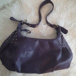 Vintage Y2K inspired Bertotti purse. Studded. pockets and zipper.